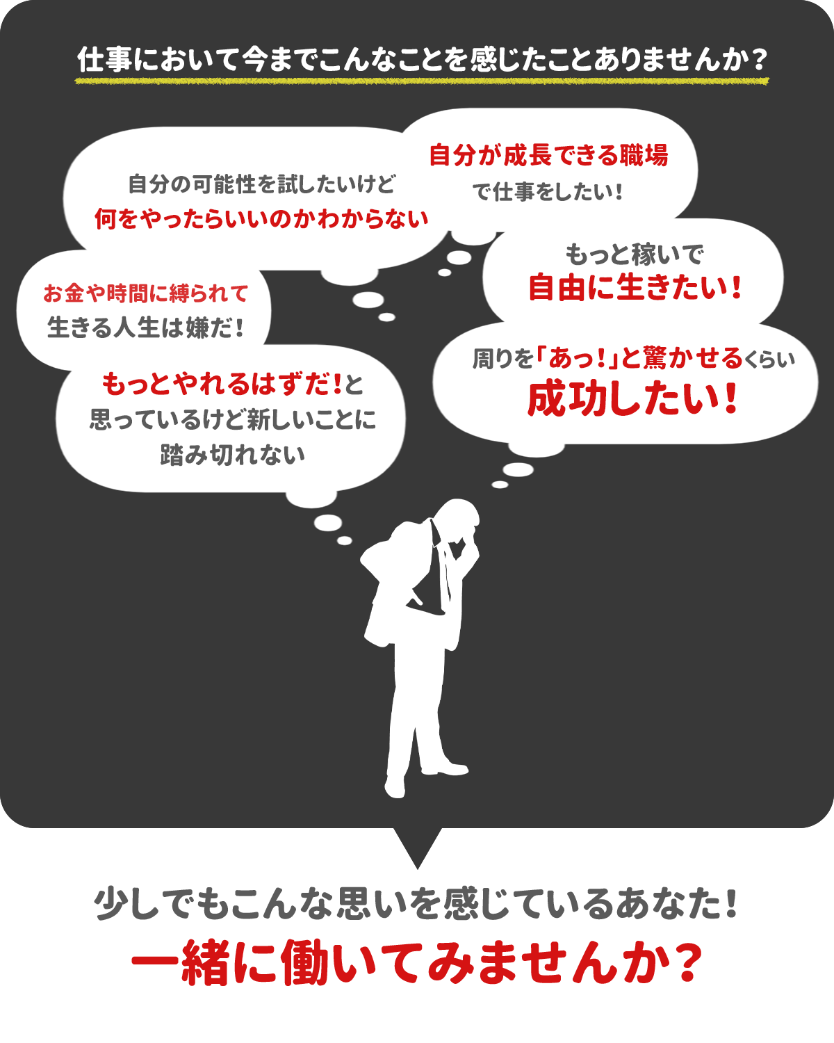 仕事においてこんなことを思ったことはありませんか?